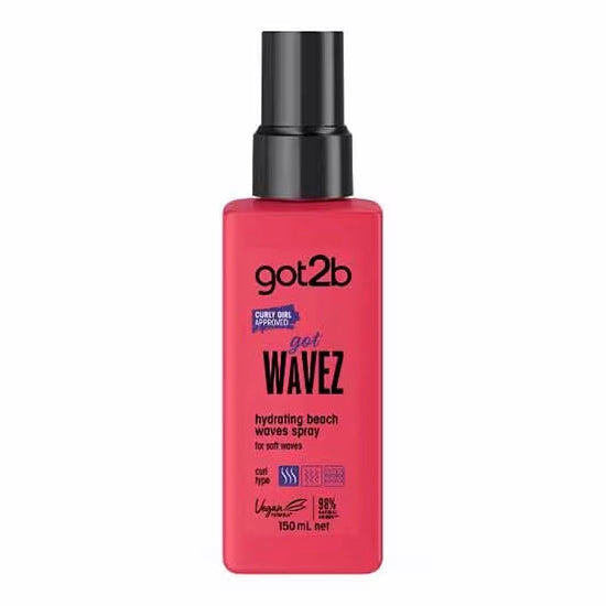 Got2b WAVEZ Hydrating Beach Waves Spray for Hydrated Beachy Hair 150 ml / 5.07 oz
