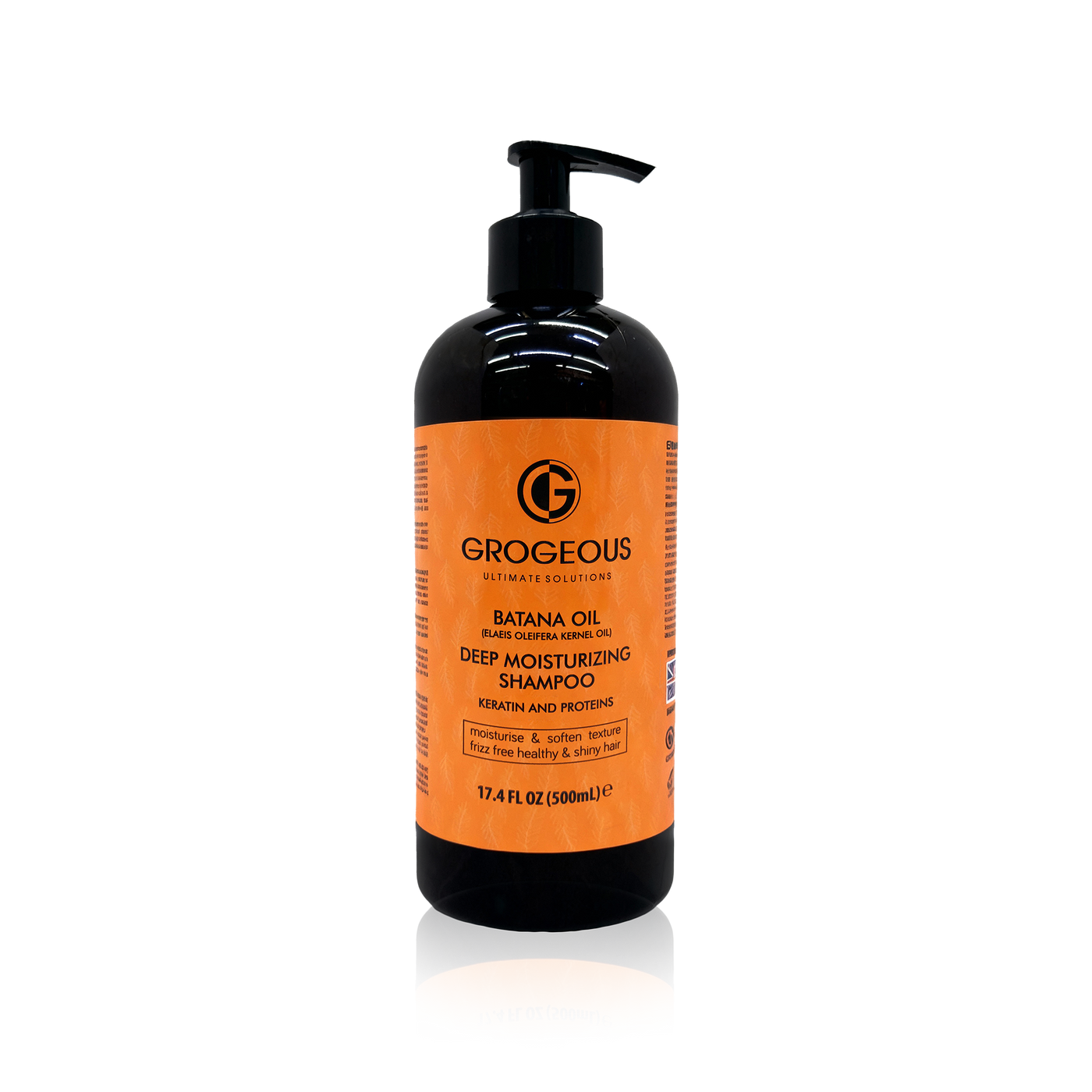 Grogeous Batana Oil Deep Moisturizing Shampoo Hydration & Frizz Control 500 ml/16.9 oz
