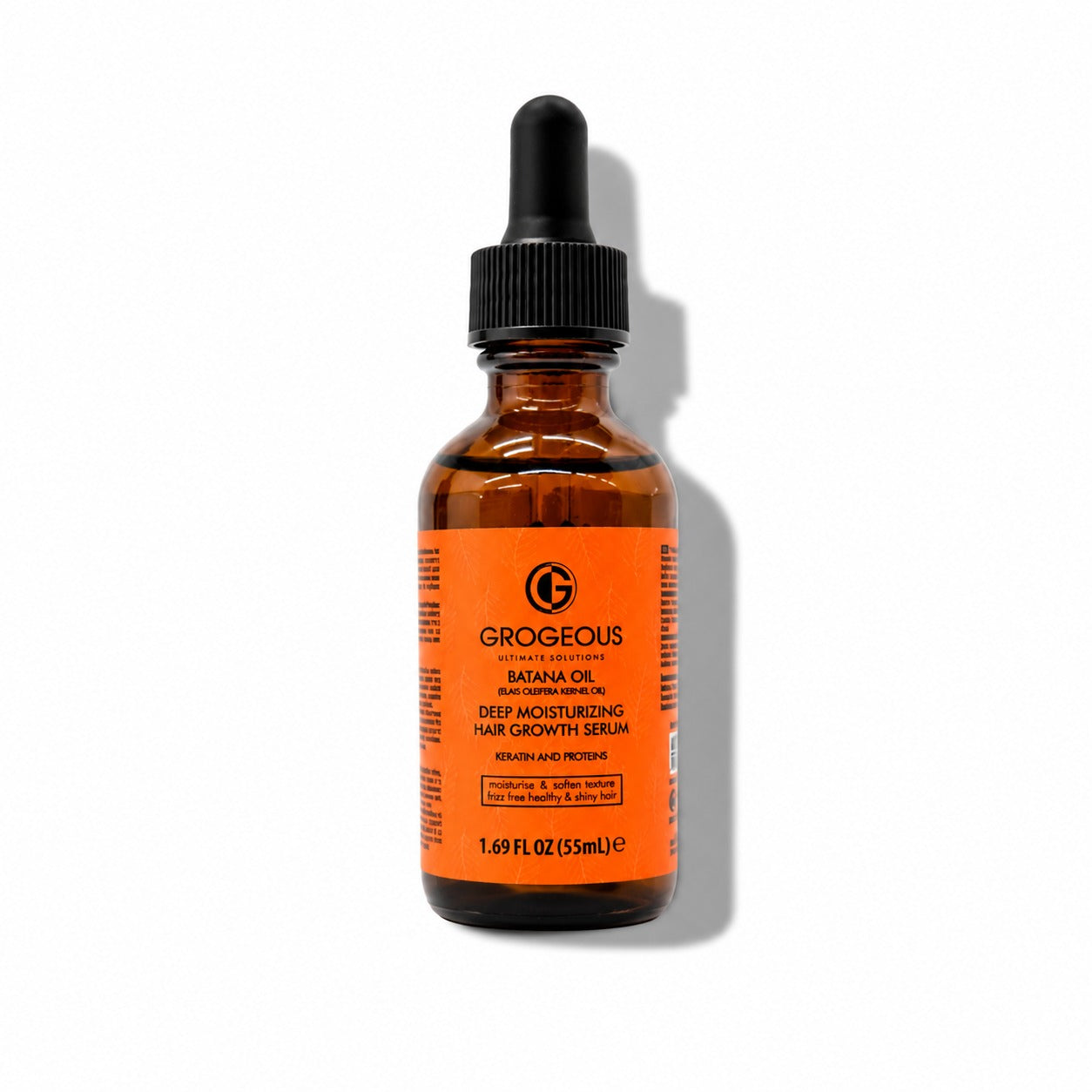 Grogeous Batana Oil Hair Growth Serum Scalp Moisture & Stronger-Looking Hair 55 ml/1.9 oz