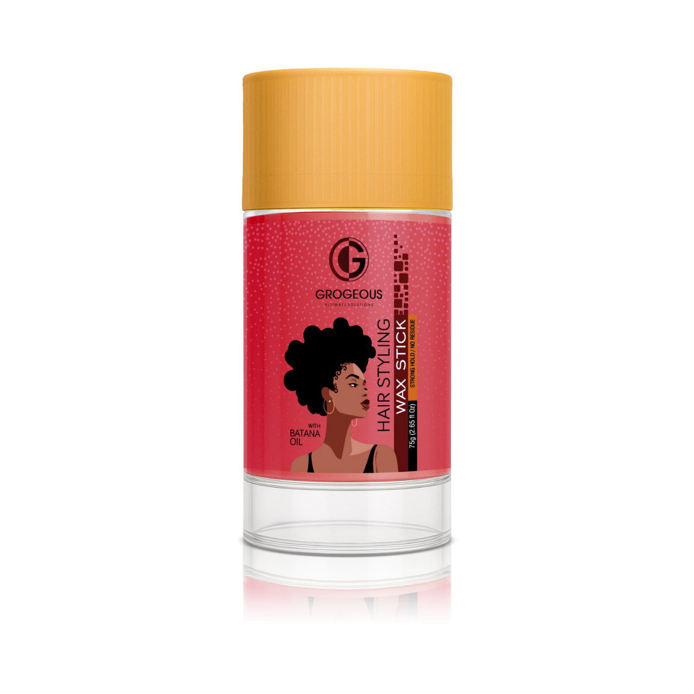 Grogeous Batana Oil Hair Styling Wax Stick Flexible Hold & Texture Control 75 g