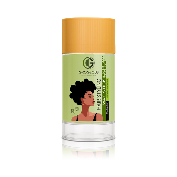 Grogeous Olive Oil Hair Styling Wax Stick Smooth Control & Nourishing Shine 75 g