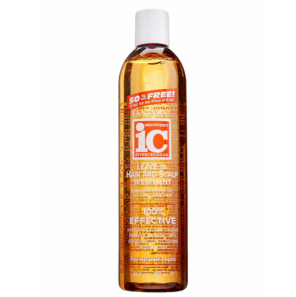 Fantasia IC Leave In Hair & Scalp Treatment 100% Effective for Healthy Hair & Scalp 355ml/12 oz