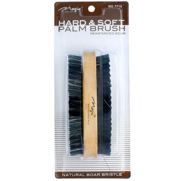 Magic Collection Hard & Soft Palm Brush (No. 7710) for Superior Wave Definition & Scalp Stimulation
