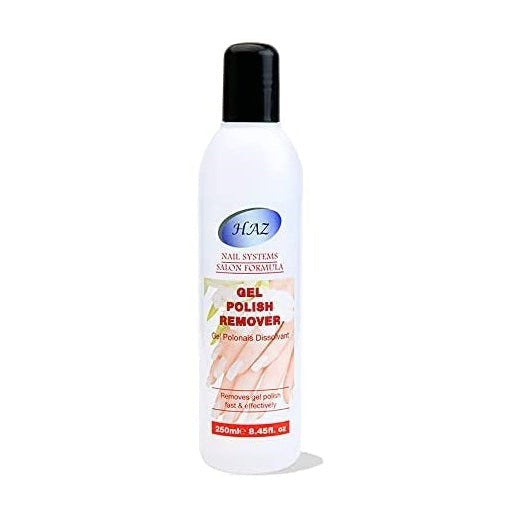 Haz Gel Polish Remover: Fast & Gentle Soak-Off for Professional & Home Use 250ml/8.45 oz