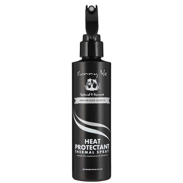 Sunny Isle Jamaican Black Castor Oil Heat Protectant Thermal Spray 6 oz