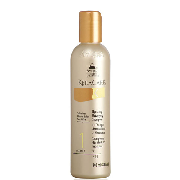 Keracare Hydrating Detangling Shampoo 8 oz / 237 ml - For Hydration & Easy Detangling