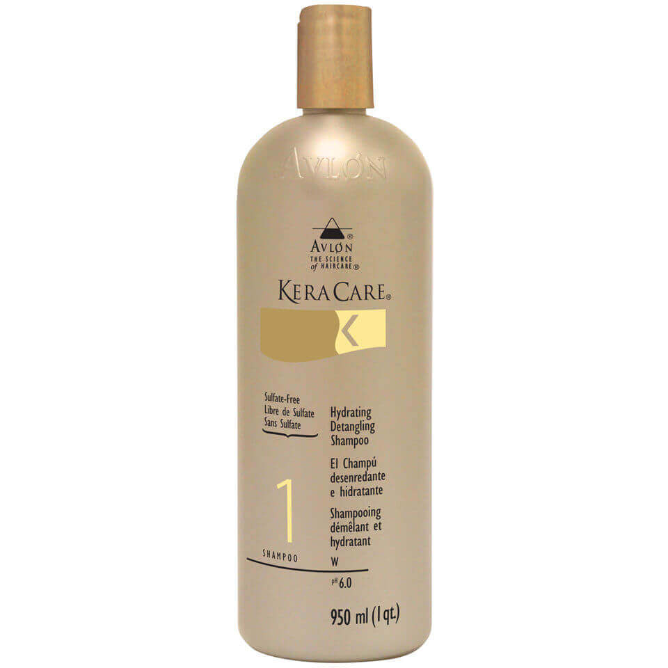 Keracare Hydrating Detangling Shampoo 32 oz / 950 ml - For Hydrated, Manageable Hair & Breakage Prevention