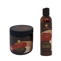 I AM Leave-In Conditioner 8 oz + Coconut Cowash Cleansing Conditioner 16 oz – Hydrating Curl Duo