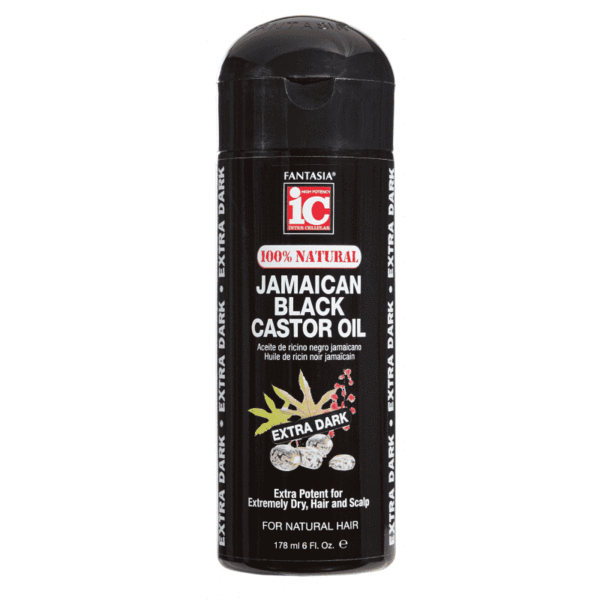Fantasia IC Jamaican Black Castor Oil Extra Dark Deep Hair Strengthening & Growth for All Hair Types 178ml / 6.02 oz