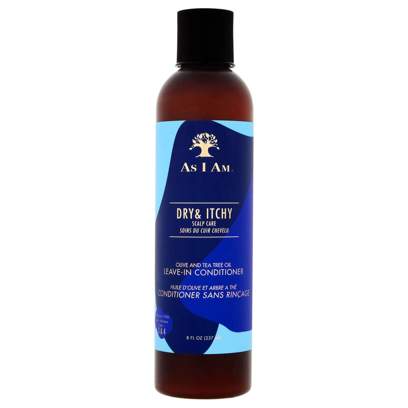 As I Am Dry & Itchy Scalp Care Olive and Tea Tree Oil Leave-in Conditioner 8 Oz