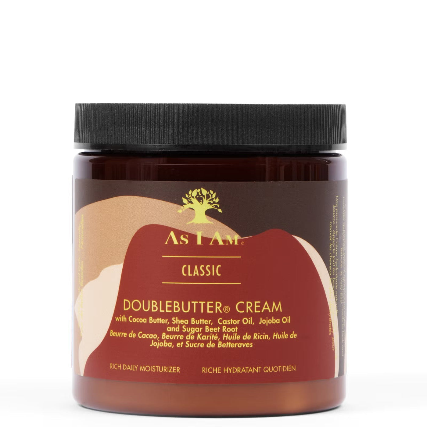 As I Am Double Butter Rich Moisturiser for Deep Hydration & Curl Definition 8oz