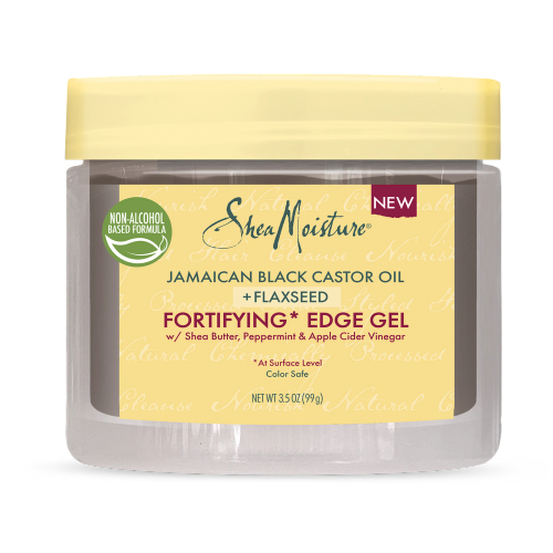 Shea Moisture Jamaican Black Castor Oil Fortifying Edge Gel 3.5 oz / 104 ml - For Strong, Sleek Edges