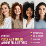 Jenoris Professional Curls Cream – Pistachio Oil Hydration for Defined, Frizz-Free Curls (16.9 fl oz)