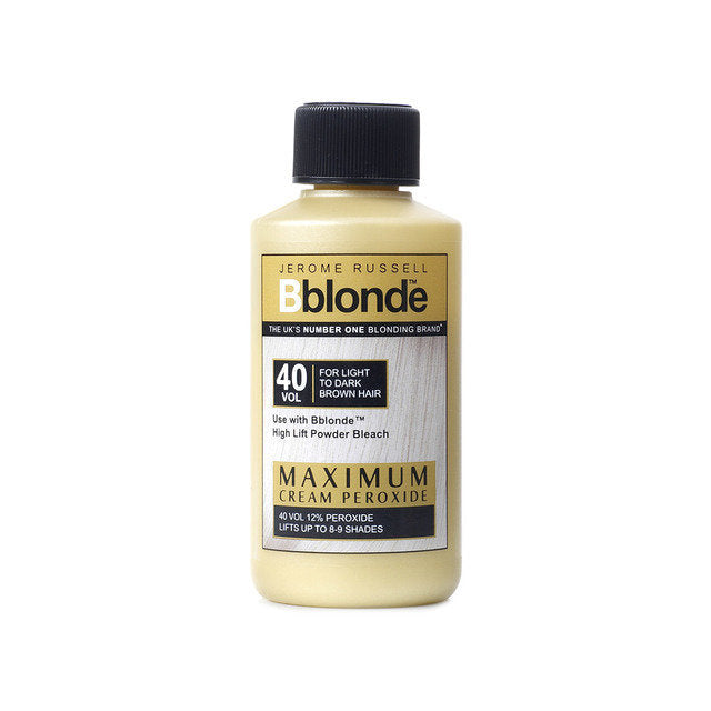Jerome Russell Bblonde Maximum Cream Peroxide Vol40 Professional Hair Lightener for Ultimate Blonding