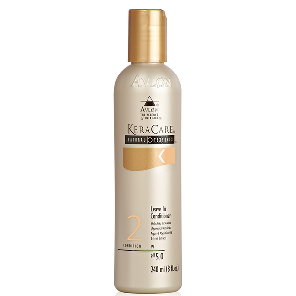 Keracare Natural Textures Leave In Conditioner 8 oz / 237 ml - For Detangling & Hydrating Natural & Curly Hair
