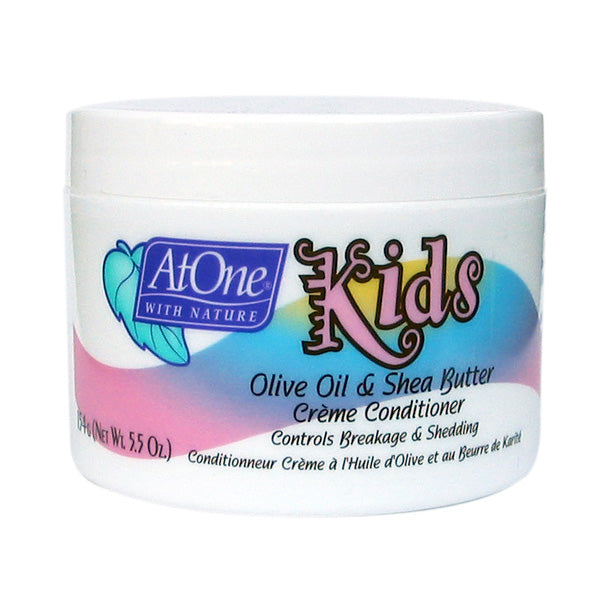 AtOne Kids Creme Conditioner 5.5 oz / 162 ml - Nourishing & Strengthening for Children's Hair