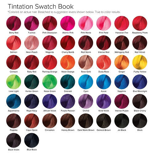 Kiss Tintation Semi-Permanent Hair Color - Vibrant, Ammonia-Free Conditioning Dye for All Hair Types