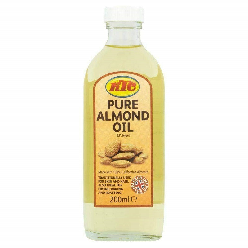 KTC Pure Almond Oil: Nourishing & Strengthening Elixir for Hair & Skin 150ml