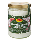 KTC 100% Raw Organic Virgin Coconut Oil (Cold Pressed) for Deep Hair Nourishment & Growth, All Hair Types