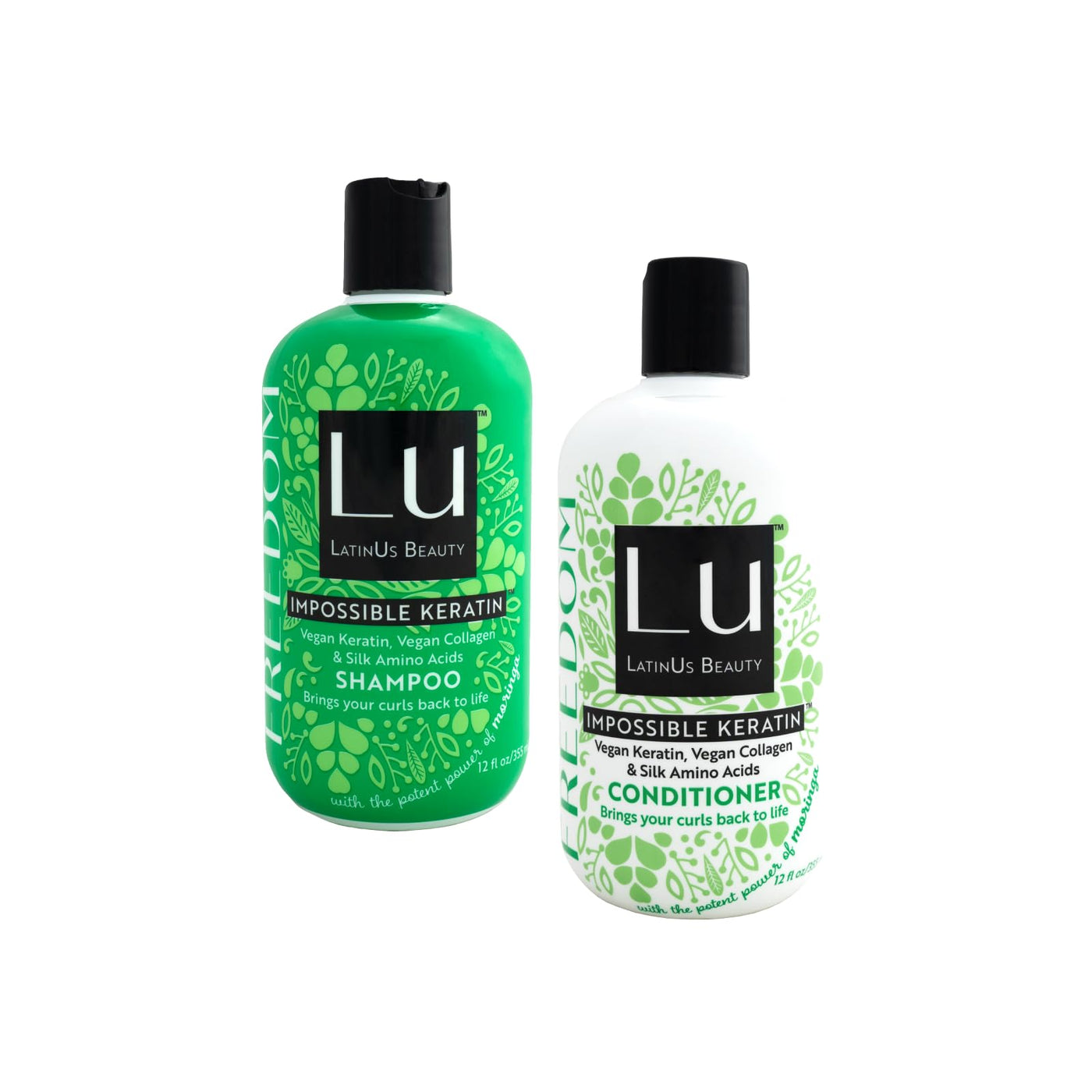 LATINUS Lu by LatinUs Beauty Freedom Set — Defined Curls & Waves Haircare (24 oz)