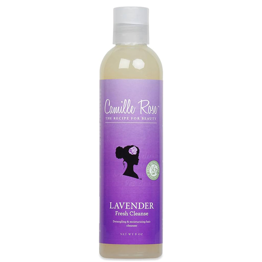 Camille Rose Lavender Fresh Cleanse Soothing Shampoo for Healthy Scalp & Hair 8 oz