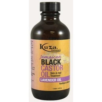 Kuza Naturals Jamaican Black Castor Oil Lavender Oil for Hair Growth, Strength & Scalp Care 118ml