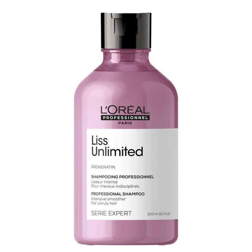 L'Oréal Professionnel Serié Expert Liss Unlimited Shampoo Smooth, Glossy & Frizz-Free Hair for Unruly Hair 300 ml/10.14 oz