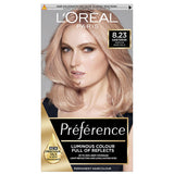 L'Oréal Préférence 8.23 Medium Rose Gold Permanent Hair Dye | Intense, Fade-Defying Colour & Luminous Shine