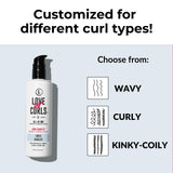 Love Ur Curls Fragrance Free All-in-One Curl Cream Styler – Define, Hydrate & Repair | 250mL