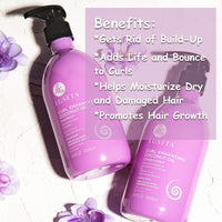 Luseta Curl Enhancing Coconut Oil Shampoo – Dry Hair, 33.8 oz, Prevent Breakage