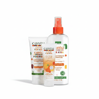 Kids' Hair Care Essentials – Cantu Detangler, Curling Cream & Conditioner Bundle
