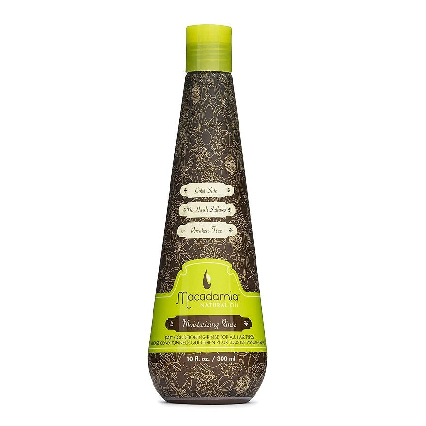 Macadamia Beauty Natural Oil Moisturizing Rinse: Deeply Hydrating & Detangling for Dry, Damaged, Frizzy Hair 300ml / 10.14 oz