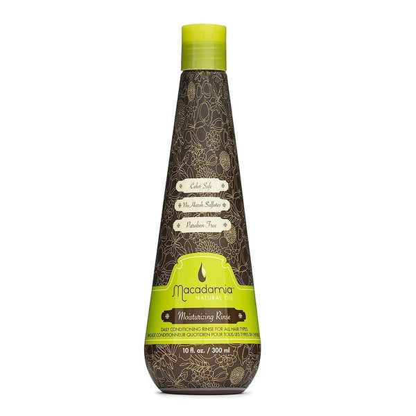 Macadamia Beauty Natural Oil Moisturizing Rinse: Deeply Hydrating & Detangling for Dry, Damaged, Frizzy Hair 300ml / 10.14 oz