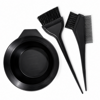 Magic Collection Mixing Bowl + 2 Colouring Brush Set Precise Colour Application 3 Pieces
