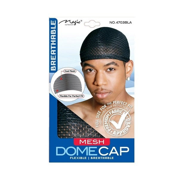 Magic Collection Mesh Dome Cap No 4703BLA: Secure & Breathable Wig Foundation for All Wig Wearers