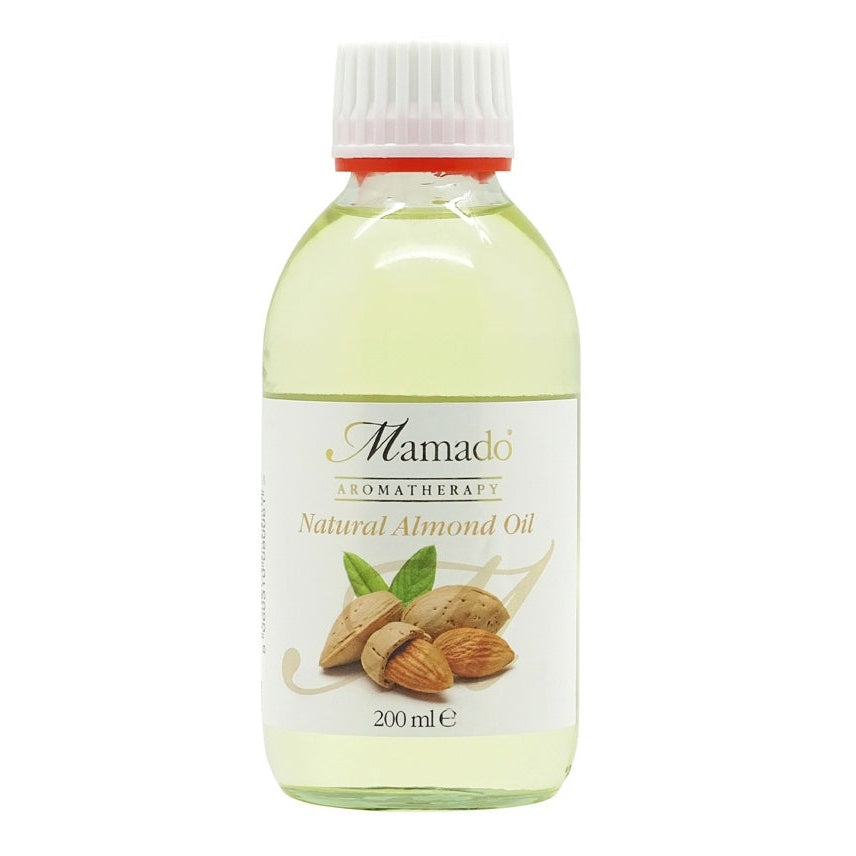 Mamado Natural Almond Oil Deeply Nourishing & Soothing for Skin & Hair 200ml/6.76 oz