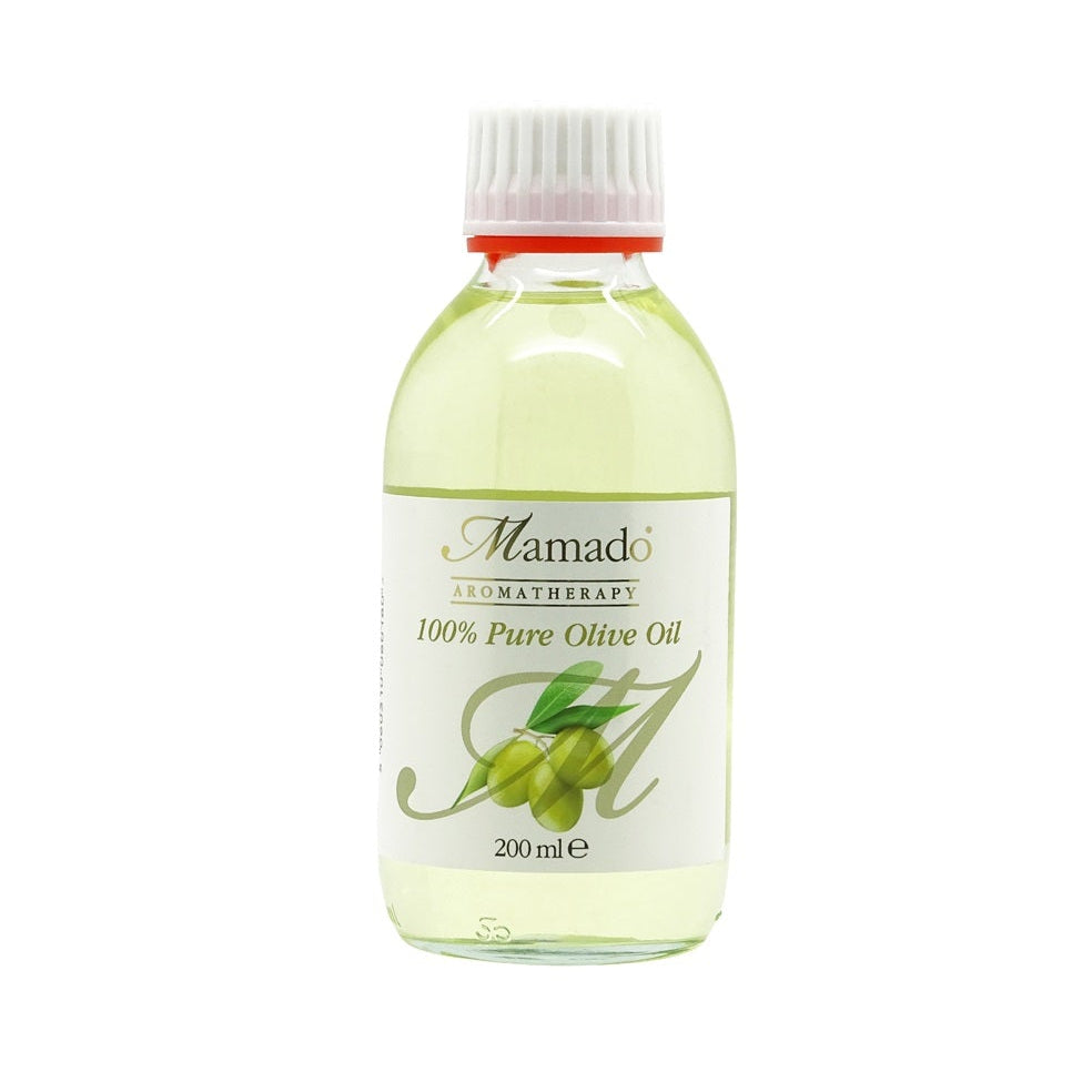 Mamado Pure Olive Oil Deep Hydration & Natural Nourishment for All Skin & Hair Types 200ml/6.76 oz