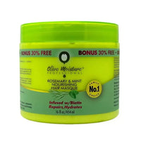 Olive Moisture Rosemary & Mint Deep Conditioning Hair Masque for Strengthening, Growth & Repair 16 oz