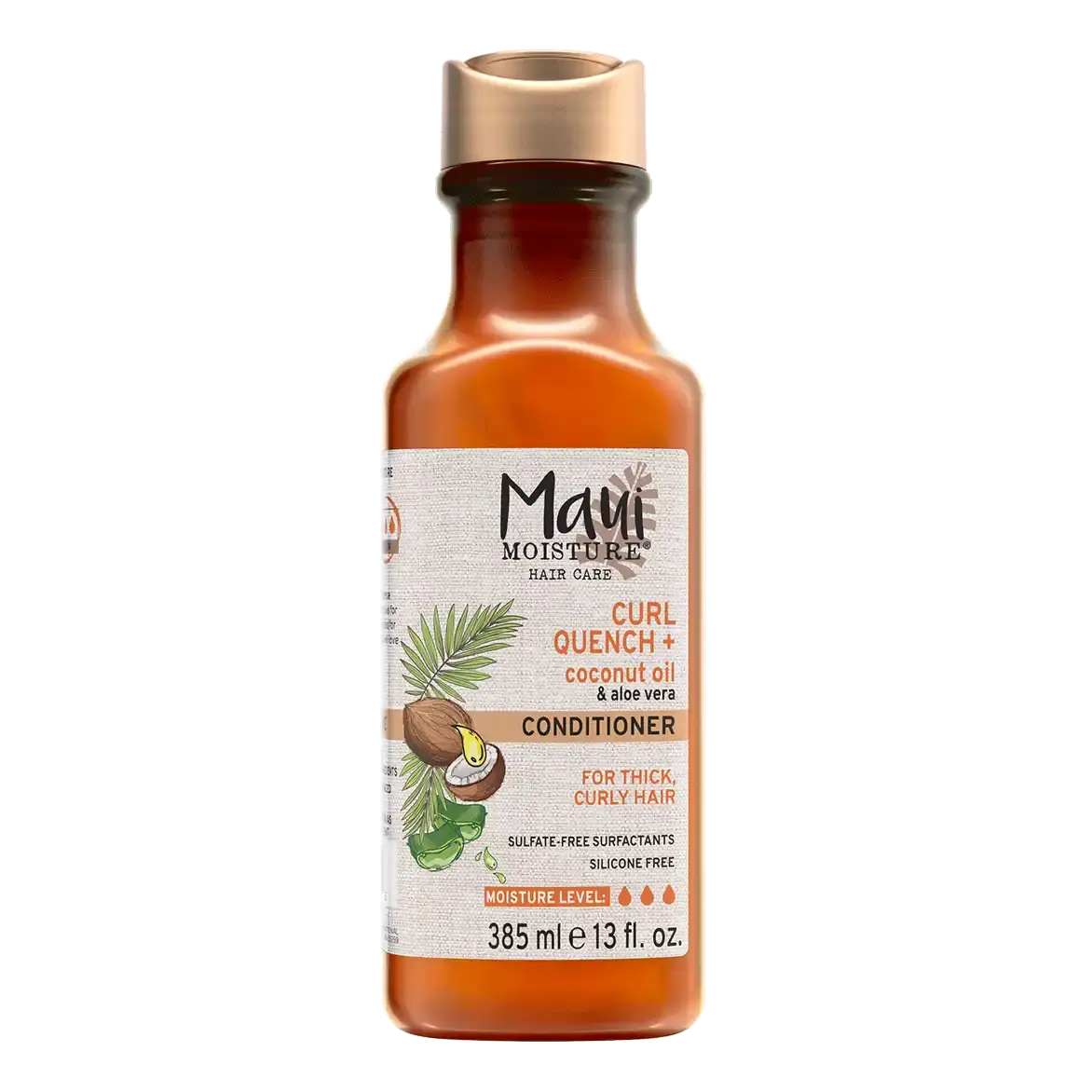 Maui Moisture Curl Quench + Coconut Oil Conditioner Curl Definition for Thick, Curly Hair 385 ml/13.1 oz