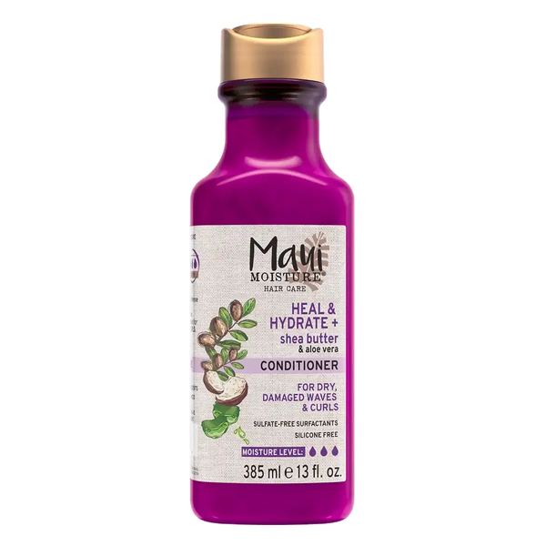 Maui Moisture Hydrate + Shea Butter Conditioner Deep Hydration for Dry, Damaged Hair 385 ml/13.1 oz