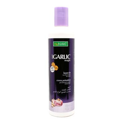 Nunaat Garlic Magic Leave-in: Strengthening & Hair Growth Conditioner for All Hair Types 300g/10.58 oz