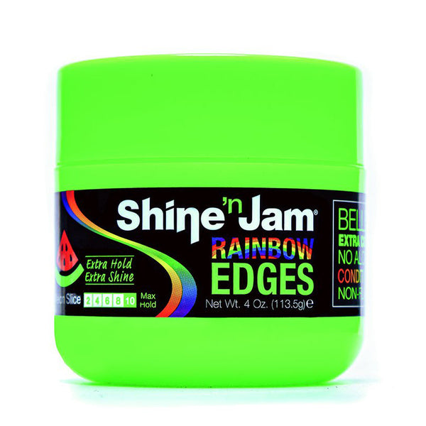 Shine 'n Jam Rainbow Edges | Melon Slice Long-Lasting Hold & Fragrance for Sleek Styles 4 oz