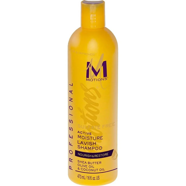 Motions Nourish & Restore Active Moisture Lavish Shampoo - Deeply Hydrating & Strengthening for Dry, Damaged Hair 16 oz
