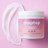 MopTop Curly Hair Gel Custard – Lightweight Moisturizing Curl Definer (Citrus Kumquat, 16oz)