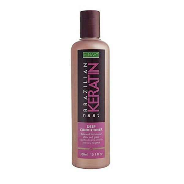 Nunaat Naat Brazilian Keratin Deep Conditioner for Smooth, Strong & Frizz-Free Hair 300ml/10.14 oz