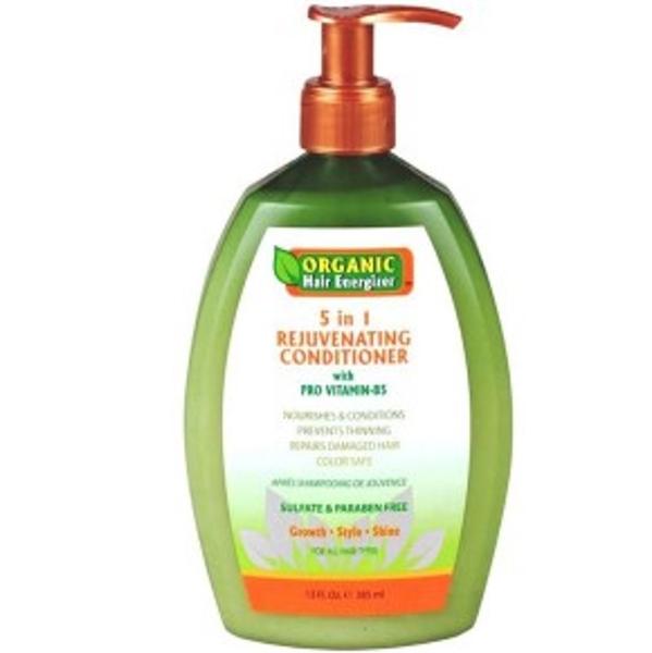 Organic Hair Energizer 5 In 1 Rejuvenating Conditioner for Hair Growth & Deep Hydration 385ml/13.02 oz