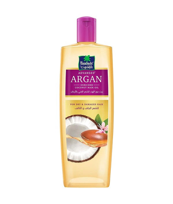 Parachute Advansed Argan-Enriched Coconut Hair Oil Smooths Dry, Damaged Hair 200 ml/6.8 oz