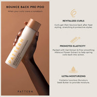 PATTERN Bounce Back Pre-Poo – Curl Revival Pre-Shampoo for Elastic Curls