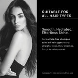 pH PURE HAIR Smoothing Duo – Sulfate-Free Anti-Frizz Shampoo & Conditioner for Dry & Curly Hair