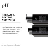 pH PURE HAIR Smoothing Duo – Sulfate-Free Anti-Frizz Shampoo & Conditioner for Dry & Curly Hair